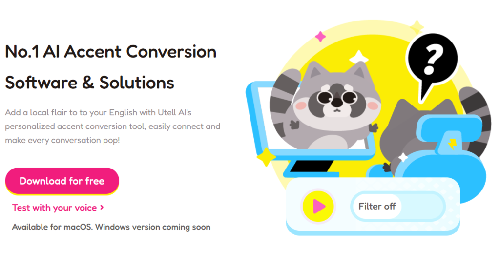 Utell AI Accent Reduction Software