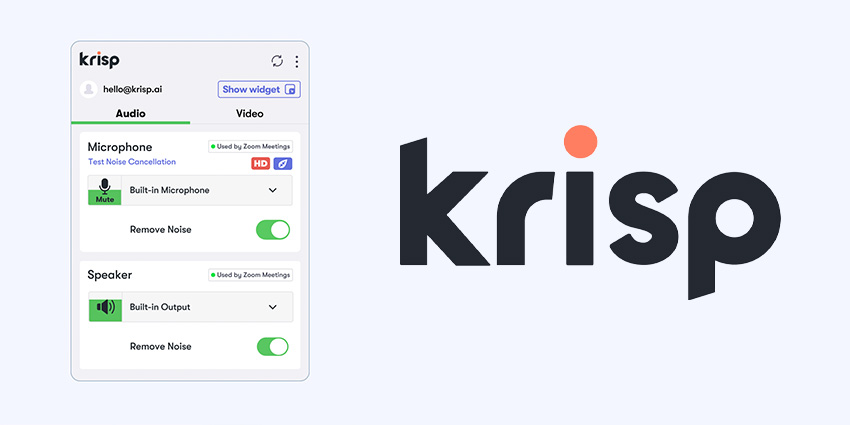 Krisp Noise Suppression Cover