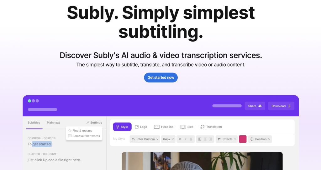 Subly Subtitle Translator