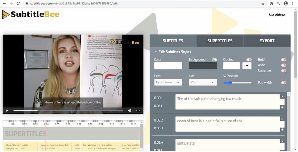 SubtitleBee Subtitle Translator