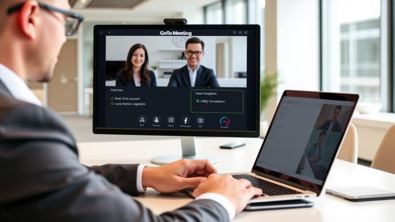 Real-time accent conversion and live translation during GoTo Meeting video conference