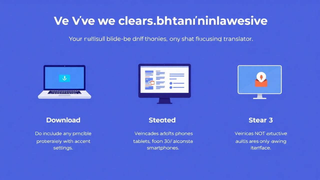 Three-step process: Download Utell AI, Configure Accent Settings, Speak on Mumble with real-time accent conversion
